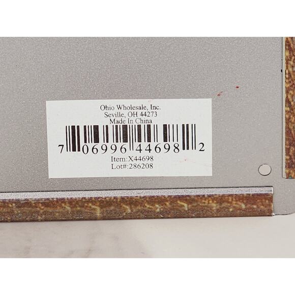 Christmas Greetings Santa Claus Retro Metal Signs 16" x 10" Blue Robes Wall Deco - Picture 10 of 12